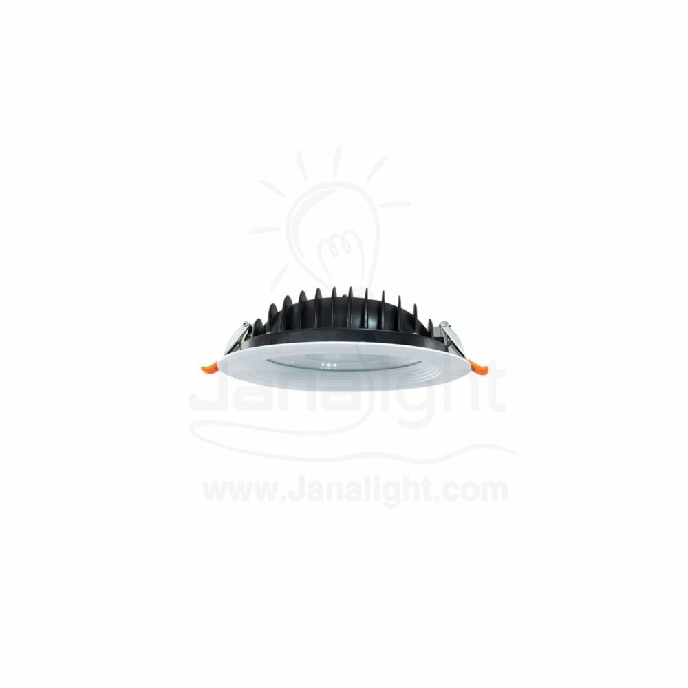 metal white compact 24 watt downlight